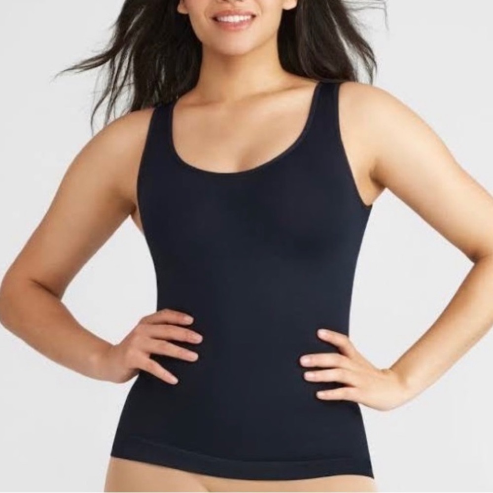 Yummie by Heather Thomson Black Shapewear Tank Top Size S/M
